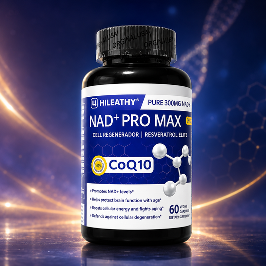 Pack de 2 NAD+ Pro Max con CoQ10 | Energía Celular y Vitalidad Premium