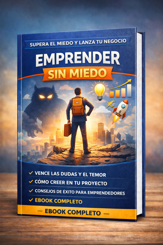 E-BOOK - EMPRENDER SIN MIEDO
