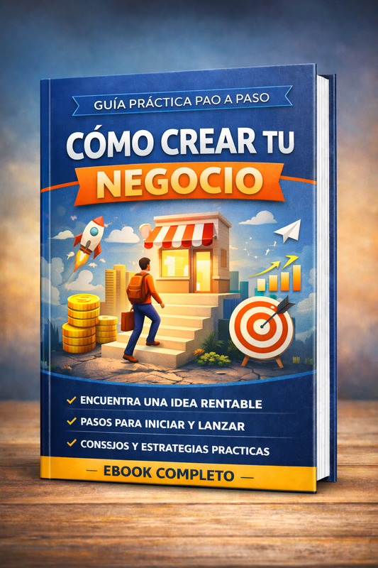E-BOOK - COMO CREAR TU NEGOCIO