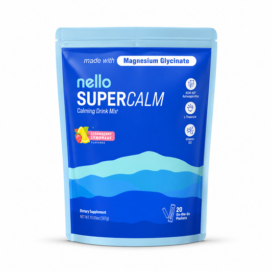 Nello Supercalm | Regula tus niveles de estrés y cortisol, desinflama desde la primera semana