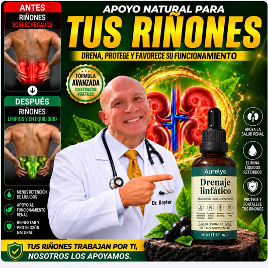 Gotas de Drenaje Linfatico | Alivia tus riñones
