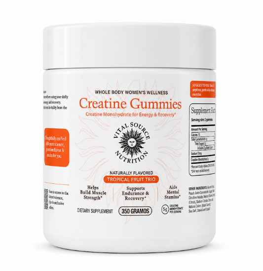 VITAL SOURCE™ | Gomitas de Creatina para Glúteos, Piernas y Fuerza