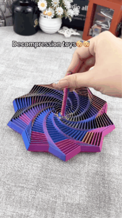 Estrella Sensorial Fidget 3D | Antiestres y relajante